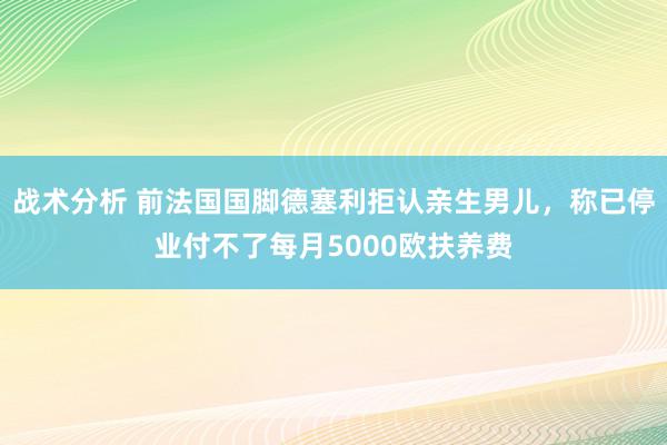 战术分析 前法国国脚德塞利拒认亲生男儿，称已停业付不了每月5000欧扶养费